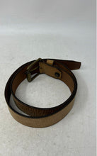 Load image into Gallery viewer, Velez Mens Brown Textured Leather Adjustable Roller Buckle Dress Belt Size 32