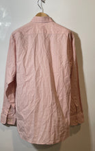 Load image into Gallery viewer, Authentic Burberry London Mens Light Pink Plaid Cotton Button-Up Shirt Size L