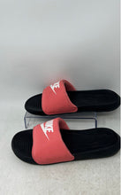 Load image into Gallery viewer, Nike Womens Victori One CN9677-601 Black Pink Slip-On Open Toe Slide Sandals 8