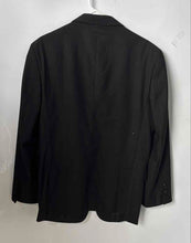 Load image into Gallery viewer, Vinci Mens Black Notch Lapel Single Breasted Two-Button Blazer Size 38S