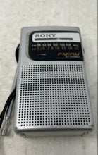 Load image into Gallery viewer, Sony Model ICF-S10MK2 Silver Portable Handheld FM/AM Pocket Radio Not Tested
