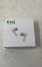 Load image into Gallery viewer, Y113 White True Wireless AI Voice Language Translation Headset Untested