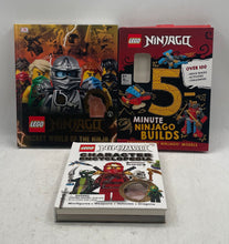 Load image into Gallery viewer, Lot Of 3 Pcs Lego Mixed Ninjago Encyclopedia Hardcover Books Missing Figurines