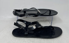 Load image into Gallery viewer, Michael Kors Womens Mallory Black Jelly Flat Thong Sandals Size 10