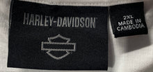 Load image into Gallery viewer, Harley-Davidson Mens White Long Sleeve Crew Neck Pullover T-Shirt Size 2XL
