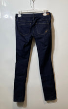 Load image into Gallery viewer, Express Womens Blue Denim Medium Wash Pockets Low Rise Skinny Leg Jeans Size 2R