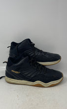 Load image into Gallery viewer, AND1 Mens Capital 4.0 28802104 Black Gold Lace-Up Mid Top Sneakers Shoes Size 12