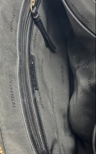 Load image into Gallery viewer, Calvin Klein Women's Black Chain Double Handle Zip Top Tote Handbag