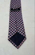 Load image into Gallery viewer, Jos. A. Bank Traveler Mens Pink Black Check Stain Resistant Formal Designer Tie