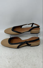 Load image into Gallery viewer, Asos Design Womens Latte Brown Black Leather Slip-On Slingback Sandals Size 9