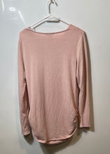 Load image into Gallery viewer, Banana Republic Womens Pink Long Sleeve Boat Neck Pullover Blouse Top Size M