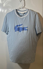 Load image into Gallery viewer, Lacoste Mens Blue Short Sleeve Crew Neck Regular Fit Pullover T-Shirt Size Large