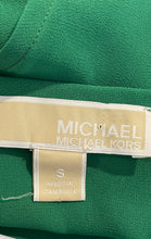 Load image into Gallery viewer, Michael Kors Womens Green Short Sleeve Layered Hi-Low Hem Tunic Blouse Size S