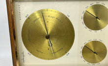Load image into Gallery viewer, Vintage Airguide Framed Wall Hanging Barometer Thermometer Humidity Untested