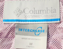 Load image into Gallery viewer, Columbia Girls Purple Floral Full-Zip Interchange Hooded Ski Jacket Size Medium