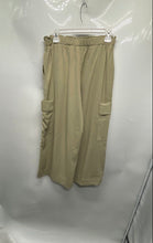 Load image into Gallery viewer, Max Studio Womens Green Elastic Waist Flat Front Pull-On Cargo Pants Size M