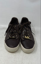 Load image into Gallery viewer, Michael Kors Womens Poppy Brown Monogram Print Low Top Sneakers Shoes Size 7 M