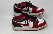 Load image into Gallery viewer, Nike Kids Air Jordan 1 Low White Red Lace-Up Sneakers Shoes Size 6.5