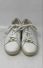 Load image into Gallery viewer, Michael Kors Womens Irving White Faux Leather Lace-Up Sneakers Shoes Size 7M