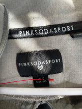 Load image into Gallery viewer, Pink Soda Sport Womens Gray Cotton Long Sleeve 1/4 Zip Pullover Sweatshirt Sz S