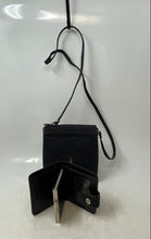 Load image into Gallery viewer, Lot Of 2 Pcs Sagrem Womens Black Detachable Flap Over Crossbody Bag With Wallet