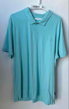 Load image into Gallery viewer, Calvin Klein Mens Baby Blue Short Sleeve Collared Polo Shirt Size XL