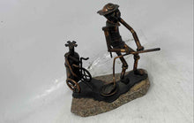 Load image into Gallery viewer, Home Decorative Copper-Tone Engraved Welded Scrap Metal Art Sculpture
