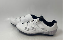 Load image into Gallery viewer, Mens White Triple Hook And Loop Straps Low Top Sport Cycling Shoes Size EUR 40