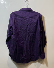 Load image into Gallery viewer, Robert Graham Mens Purple Cotton Paisley Classic Fit Button-Up Shirt Size Small