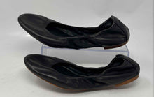 Load image into Gallery viewer, Authentic Tory Burch Womens Black Leather Slip-On Ballet Flats Size 9.5M