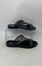 Load image into Gallery viewer, Melissa Womens Bikini Black Glitter Open Toe Slip-On Slide Sandals Size 7