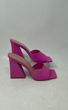 Load image into Gallery viewer, Aldo Womens Prisma Pink Open Toe Block Heel Slip-On Mule Sandals Size 8
