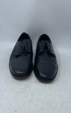 Load image into Gallery viewer, Florsheim Mens Welles 18358-01 Black Leather Cap Toe Oxford Dress Shoes Size 9 D