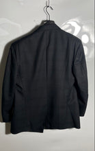 Load image into Gallery viewer, Cellini Uomo Italy Mens Black Plaid Double-Breasted Six-Button Blazer Size 40S