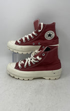 Load image into Gallery viewer, Converse Womens Chuck Taylor All Star Lugged A08220C Red Sneakers Shoes Size 7.5
