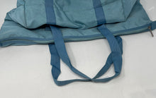 Load image into Gallery viewer, Giorgio Armani Parfums Womens Blue Inner Pockets Double Handle Tote Handbag
