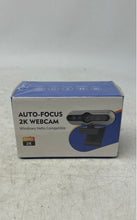 Load image into Gallery viewer, TOALLIN 2K QHD Auto Focus Privacy Shutter Windows Hello Compatible Webcam