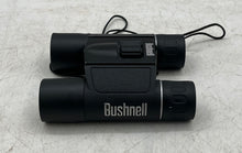 Load image into Gallery viewer, Bushnell Black 10x25 Coated Optics Foldable Compact Binoculars In Case