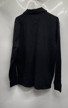 Load image into Gallery viewer, Tommy Hilfiger Mens Black Collared Long Sleeve Polo Shirt Size Large