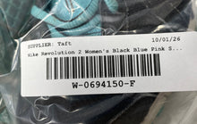 Load image into Gallery viewer, Nike Womens Revolution 2 554900-019 Black Blue Pink Sneaker Shoes Size 8.5