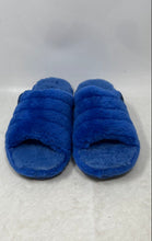 Load image into Gallery viewer, Ugg Mens Fluff You 1117473 Blue Open Toe Slip-On Flat Slide Slippers Size 11