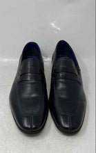 Load image into Gallery viewer, Bugatti Mens Black Leather Round Toe Low Top Slip-On Loafers Shoes Size 43