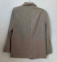 Load image into Gallery viewer, Zara Womens Brown Notch Lapel Single Breasted One-Button Blazer Size M With Tag