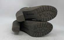 Load image into Gallery viewer, Timberland Womens Tillston Gray Green Block Heel Lace-Up Ankle Bootie Size 8.5