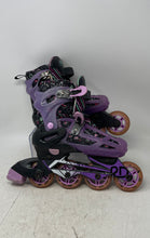 Load image into Gallery viewer, Roller Derby Girls Lomond Purple Black Adjustable Inline Skates Size 3-6