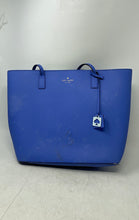 Load image into Gallery viewer, Kate Spade New York Womens Abbey Street Karla Blue Charm Double Handle Tote Bag