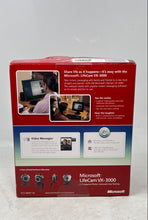 Load image into Gallery viewer, Microsoft LifeCam VX-3000 Gray Autofocus Digital Web Camera In Box Not Tested