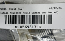 Load image into Gallery viewer, Vintage Keystone Auto Zoom Black Silver Retro Handheld Movie Camera Not Tested