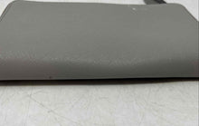Load image into Gallery viewer, Michael Kors Womens Gray Saffiano Leather Jet Set Continental Wristlet Wallet