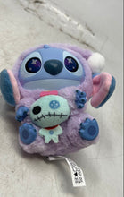 Load image into Gallery viewer, Miniso Disney Blue And Purple Plush Stitch Character Figure Keychain Collectible